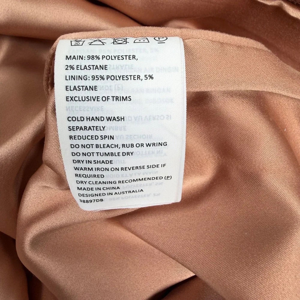Bardot Sheath Dress Size 4 XS Pink Off Shoulder Textured V-Neck Zip Back‎